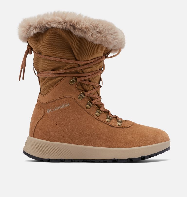 Brown Orange Women's Columbia Omni-Heat High Boots | PSTULA-918 - Columbia Outlet Online