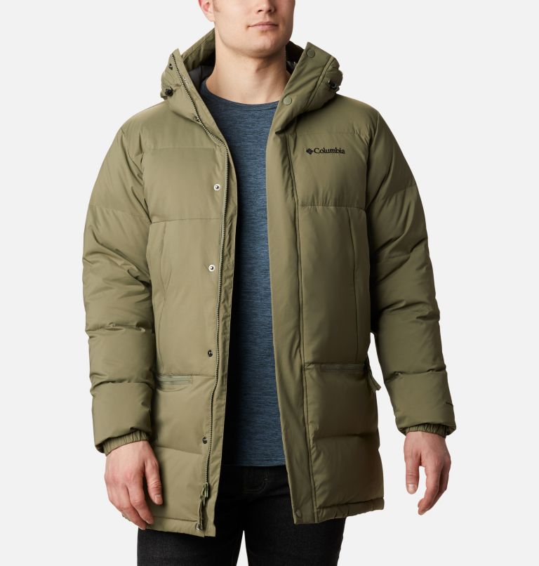 Green Men's Columbia Rockfall Parkas | NIKTLQ-709 - Columbia Outlet Online