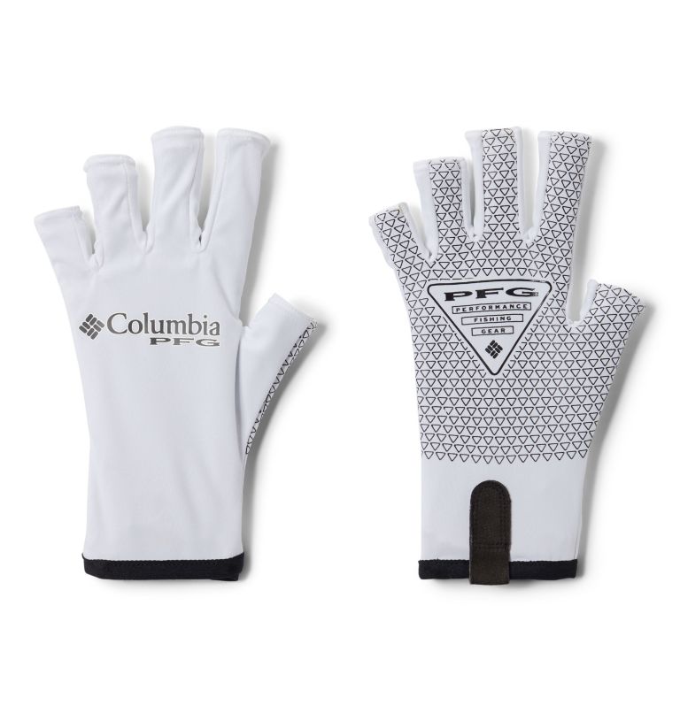 White Men's Columbia Terminal Tackle Gloves | HQSPAF-719 - Columbia Outlet Online