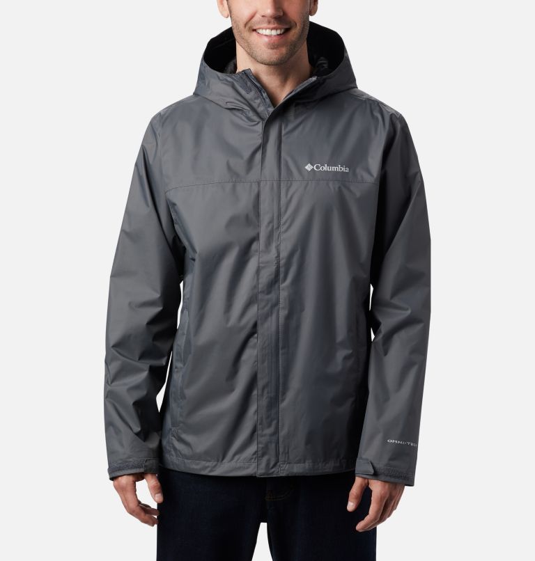 Green Men's Columbia Watertigh Rain Jacket | KLXGFM-815 - Columbia Outlet Online