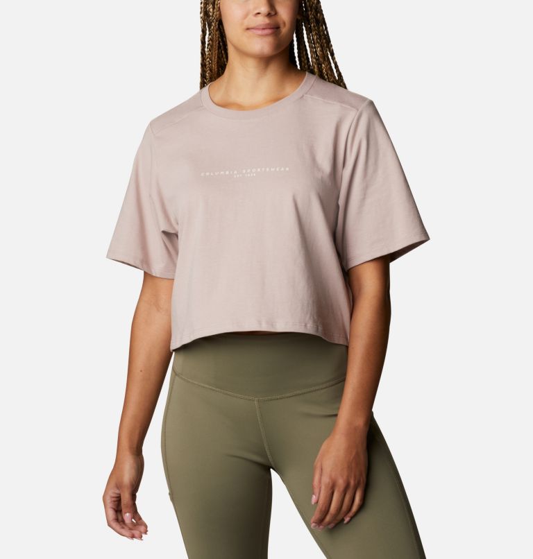 Orange Women's Columbia Sun Trek T-Shirt | EFBSNX-476 - Columbia Outlet Online
