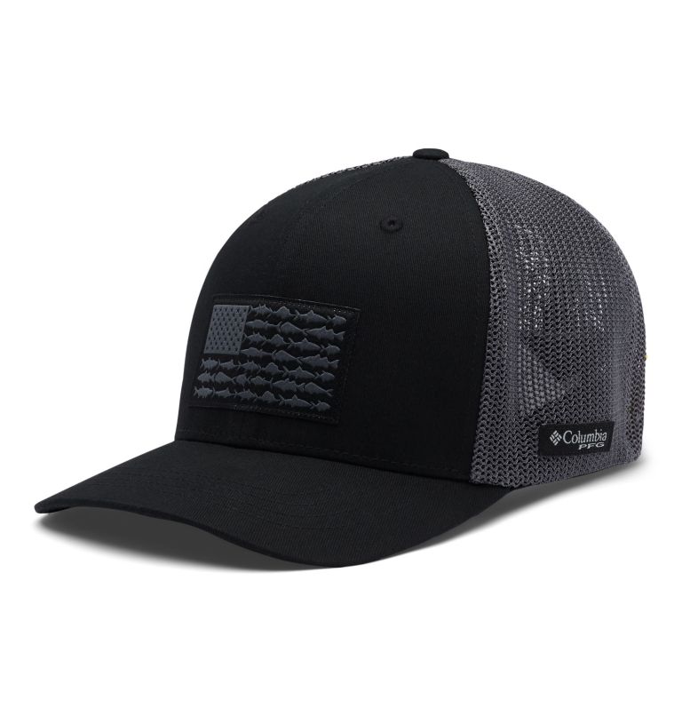 White Black Kids' Columbia PFG Mesh Hats | XDURVQ-598 - Columbia Outlet Online