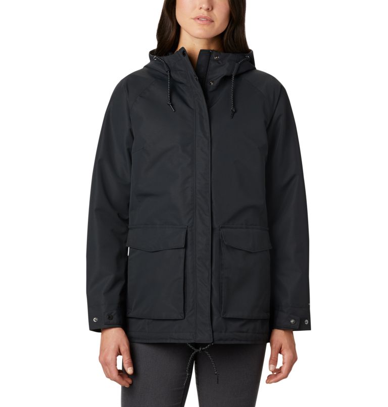 Black Women's Columbia South Canyon Rain Jacket | QJSWDC-751 - Columbia Outlet Online