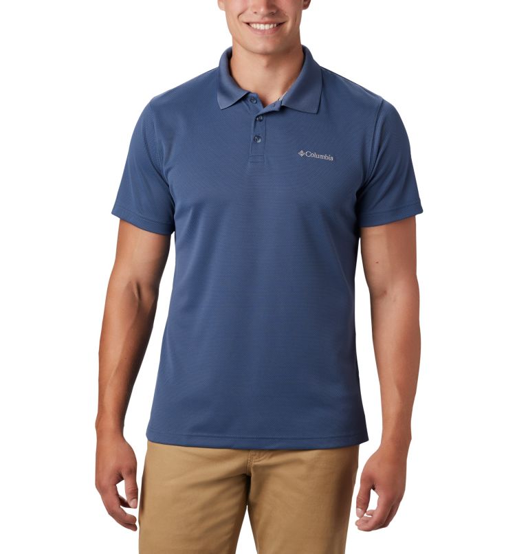 Black Men's Columbia Utilizer Polo | ZEGNHF-867 - Columbia Outlet Online