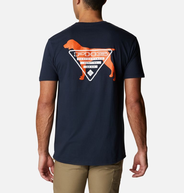 Blue Men's Columbia PHG T-Shirt | XFHDRT-875 - Columbia Outlet Online