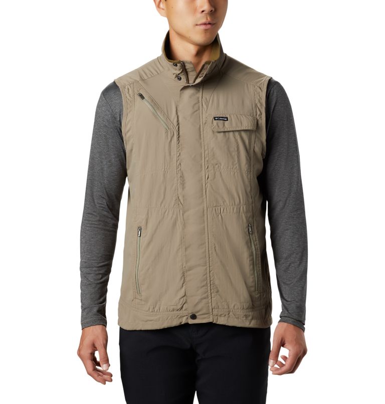 Brown Men's Columbia Silver Ridge II Vest | SREPMJ-062 - Columbia Outlet Online