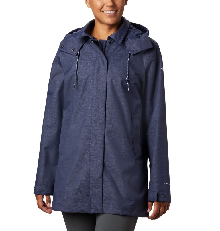 Blue Women's Columbia East Park Rain Jacket | LFRHEB-795 - Columbia Outlet Online