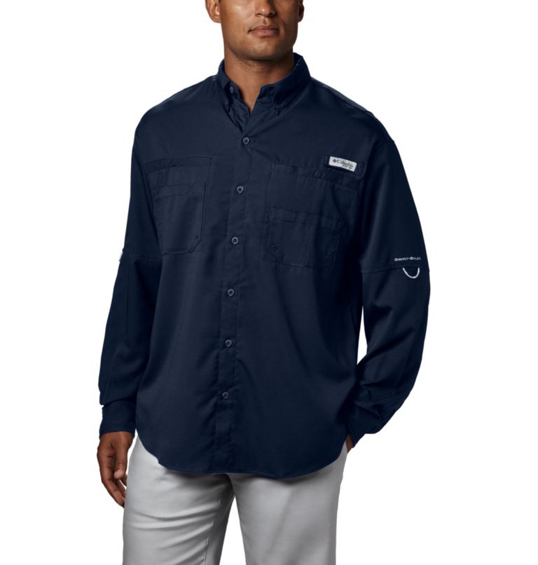 Pink Men's Columbia PFG Tamiami II Fishing Shirts | DSKCVO-075 - Columbia Outlet Online