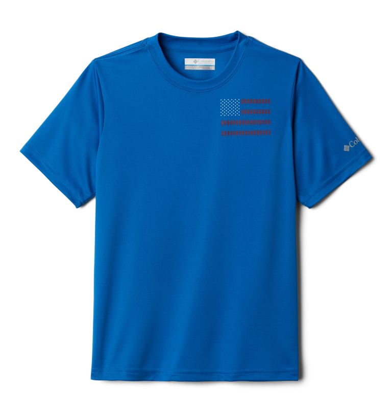 Red Kids' Columbia Grizzly Grove T-Shirt | TPBKDO-617 - Columbia Outlet Online