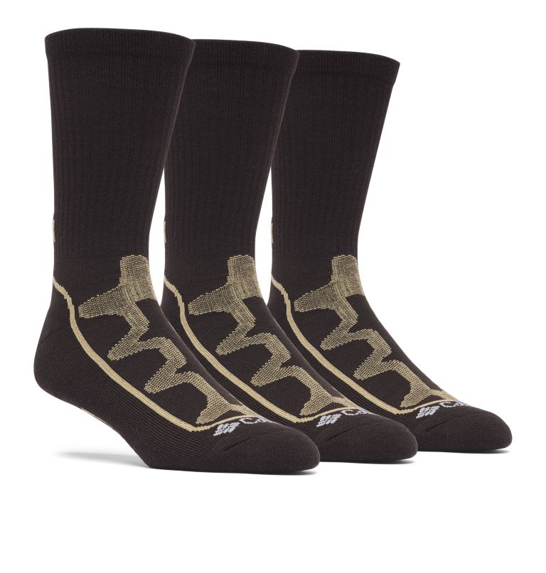 Brown Men's Columbia Poly Socks | GUKRMN-642 - Columbia Outlet Online