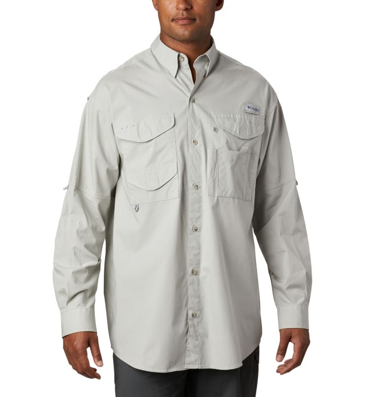 Blue Men's Columbia PFG Bonehead Shirts | RBGDTJ-954 - Columbia Outlet Online