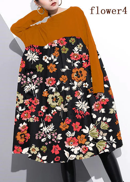 Elegant Cinched o neck Cotton clothes For Women Tutorials flower4 Dresses - republicanstateiElegant Cinched o neck Cotton clothes For Women Tutorials flower4 Dresses - republicanstatei