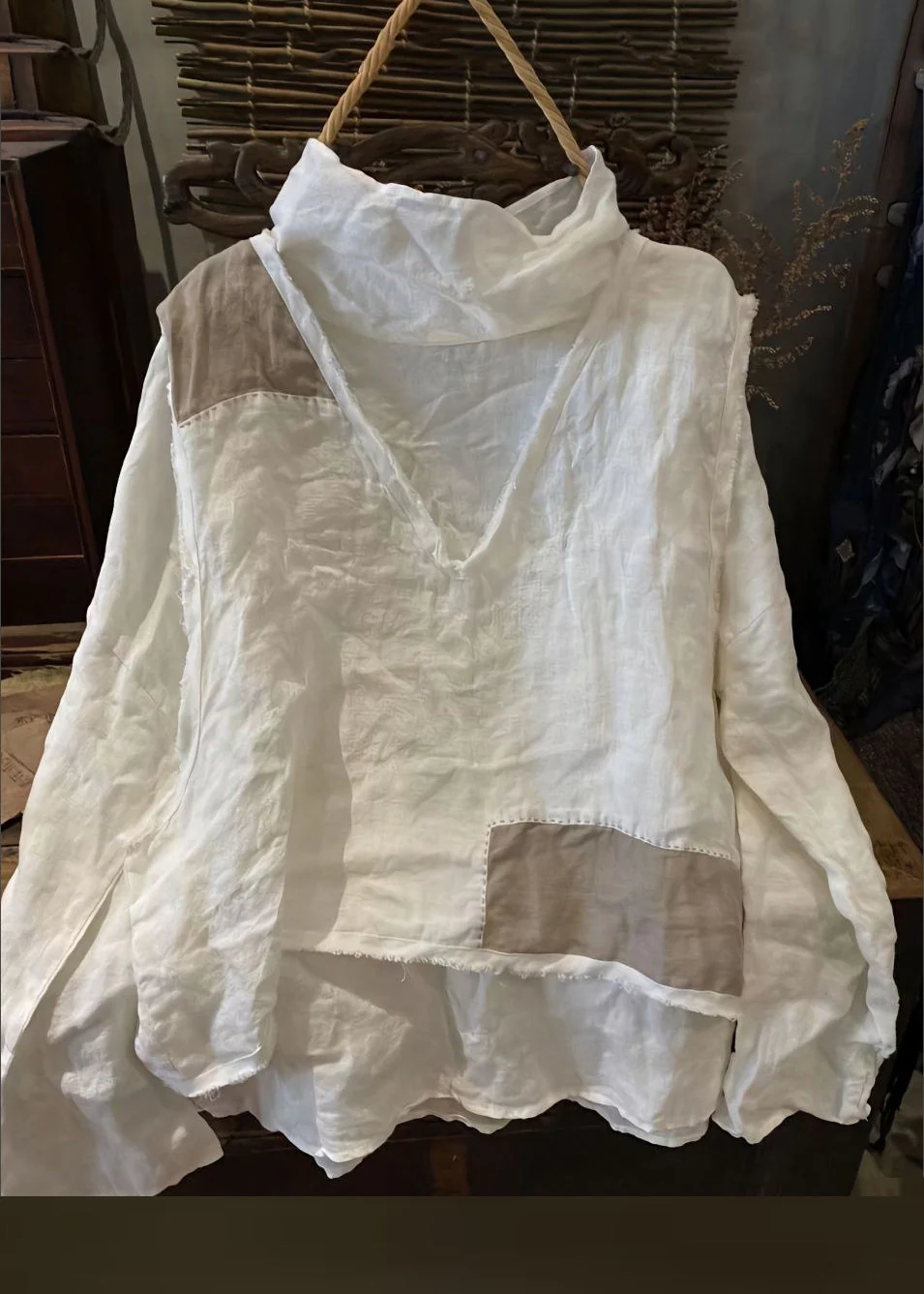 Vintage White V Neck Waistcoat And T Shirt Linen Two Pieces Set Spring - republicanstateiVintage White V Neck Waistcoat And T Shirt Linen Two Pieces Set Spring - republicanstatei