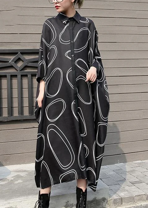 New black Chiffon dresses plus size prints traveling dress boutique batwing sleeve shirt maxi dresses - republicanstateiNew black Chiffon dresses plus size prints traveling dress boutique batwing sleeve shirt maxi dresses - republicanstatei