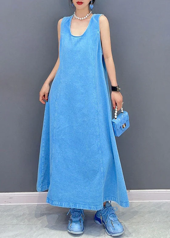 Art Blue Peter Pan Collar Patchwork Coat And Dress Denim Two Pieces Set Spring - republicanstateiArt Blue Peter Pan Collar Patchwork Coat And Dress Denim Two Pieces Set Spring - republicanstatei