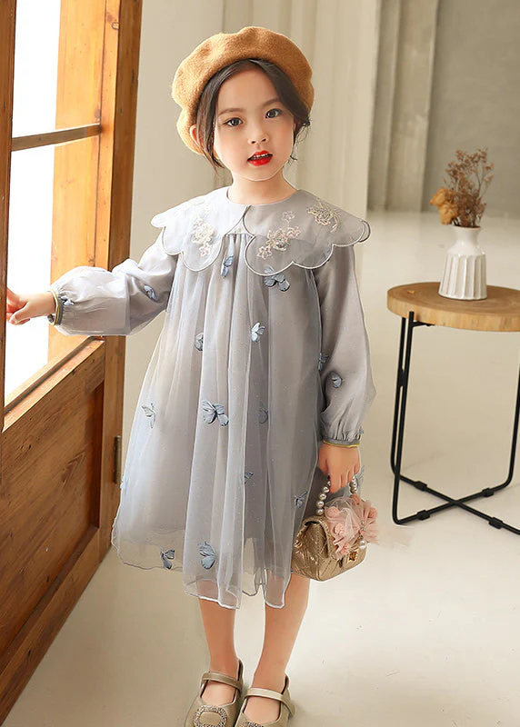 Style Pink Peter Pan Collar Butterfly Patchwork Tulle Baby Girls Dress Fall - republicanstateiStyle Pink Peter Pan Collar Butterfly Patchwork Tulle Baby Girls Dress Fall - republicanstatei