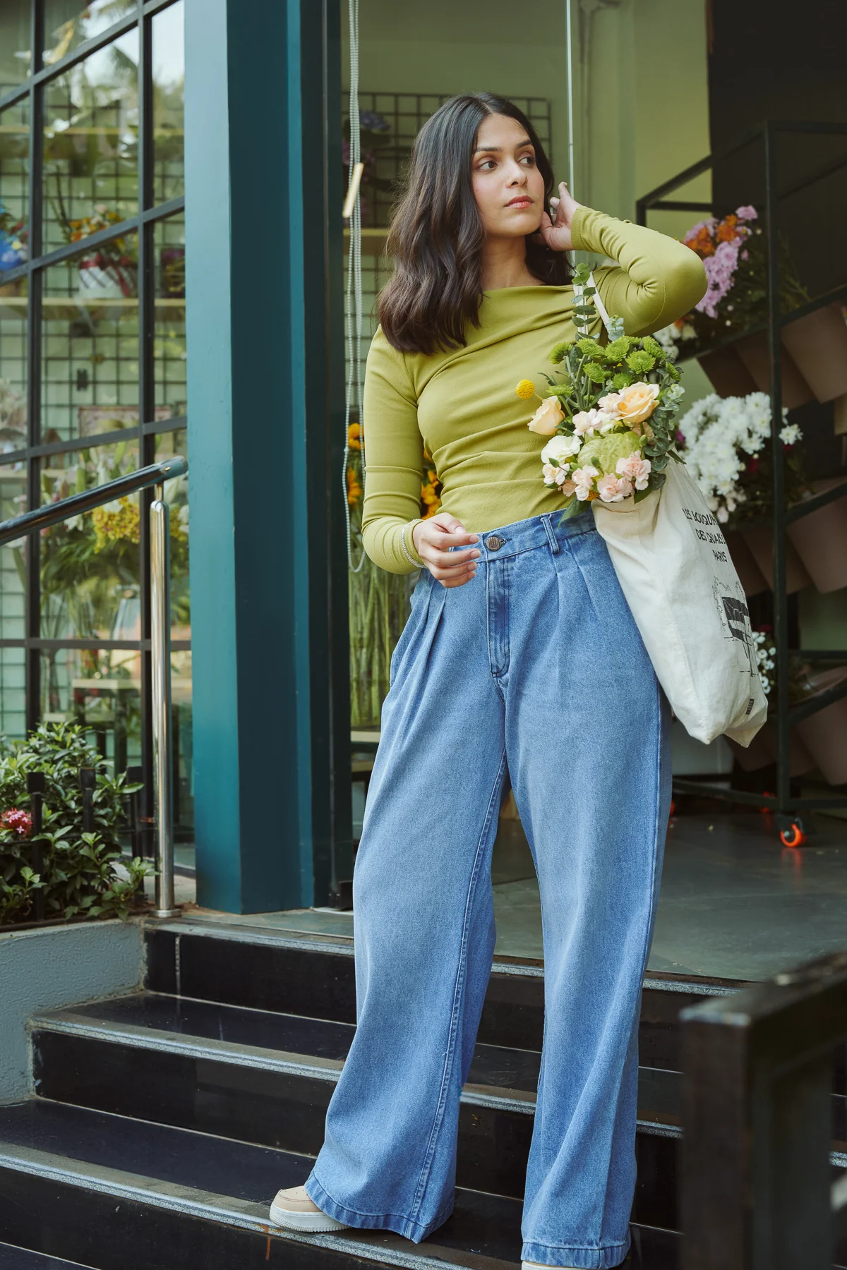 Swifty Blue Denim Korean Pants - republicanstateiSwifty Blue Denim Korean Pants - republicanstatei