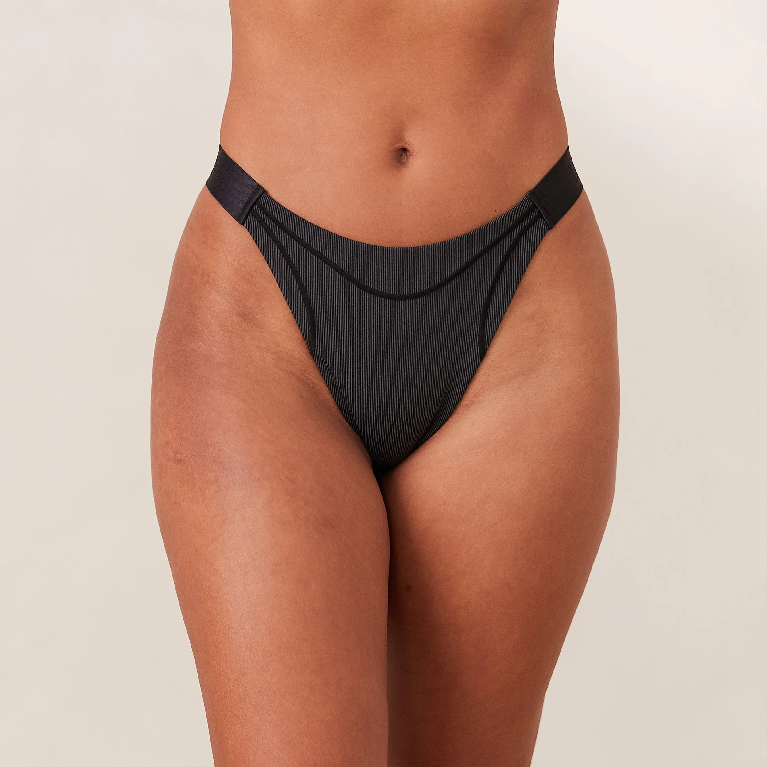Ribbed Mindful Thong - Black - republicanstateiRibbed Mindful Thong - Black - republicanstatei