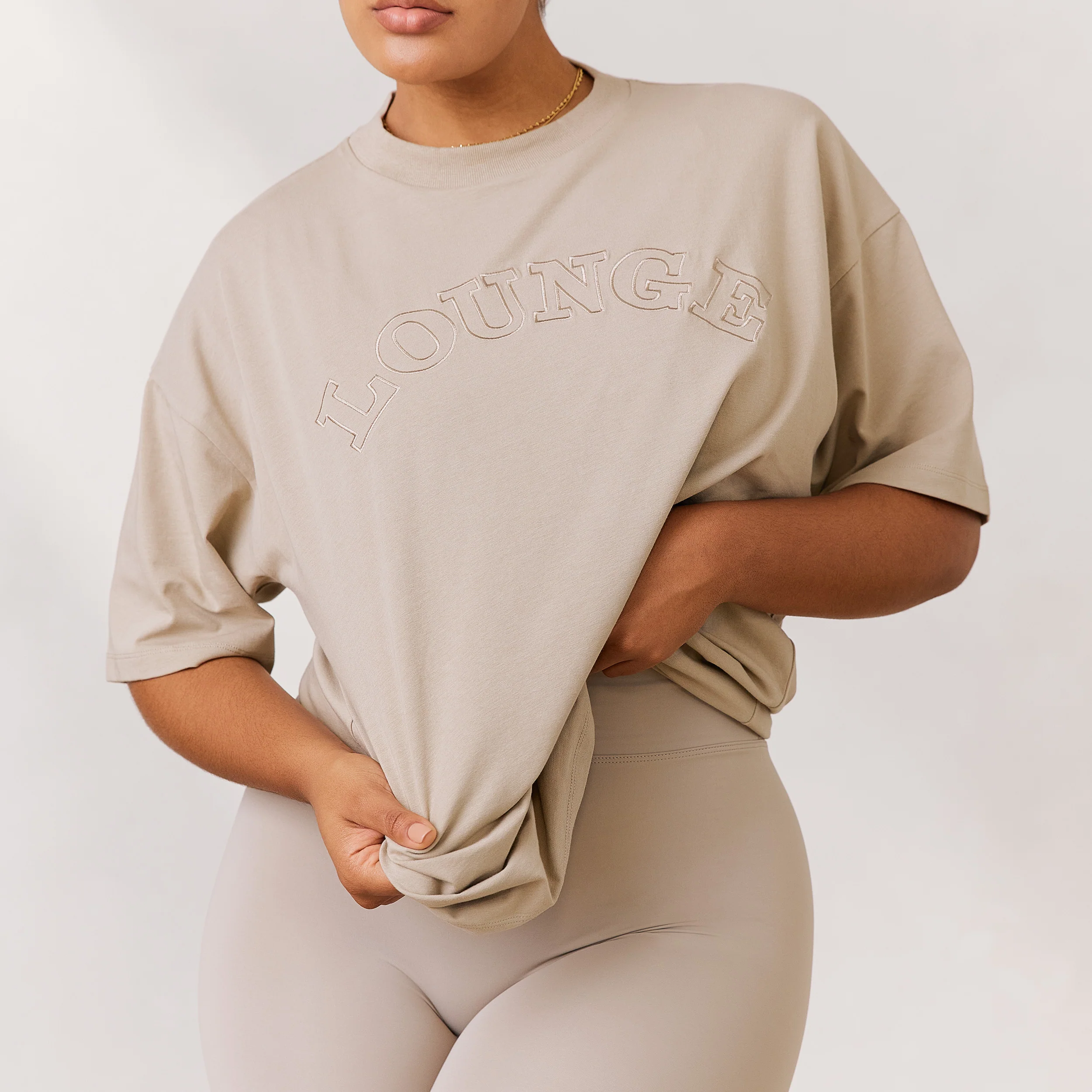 Varsity Oversized T-Shirt - Oat - republicanstateiVarsity Oversized T-Shirt - Oat - republicanstatei
