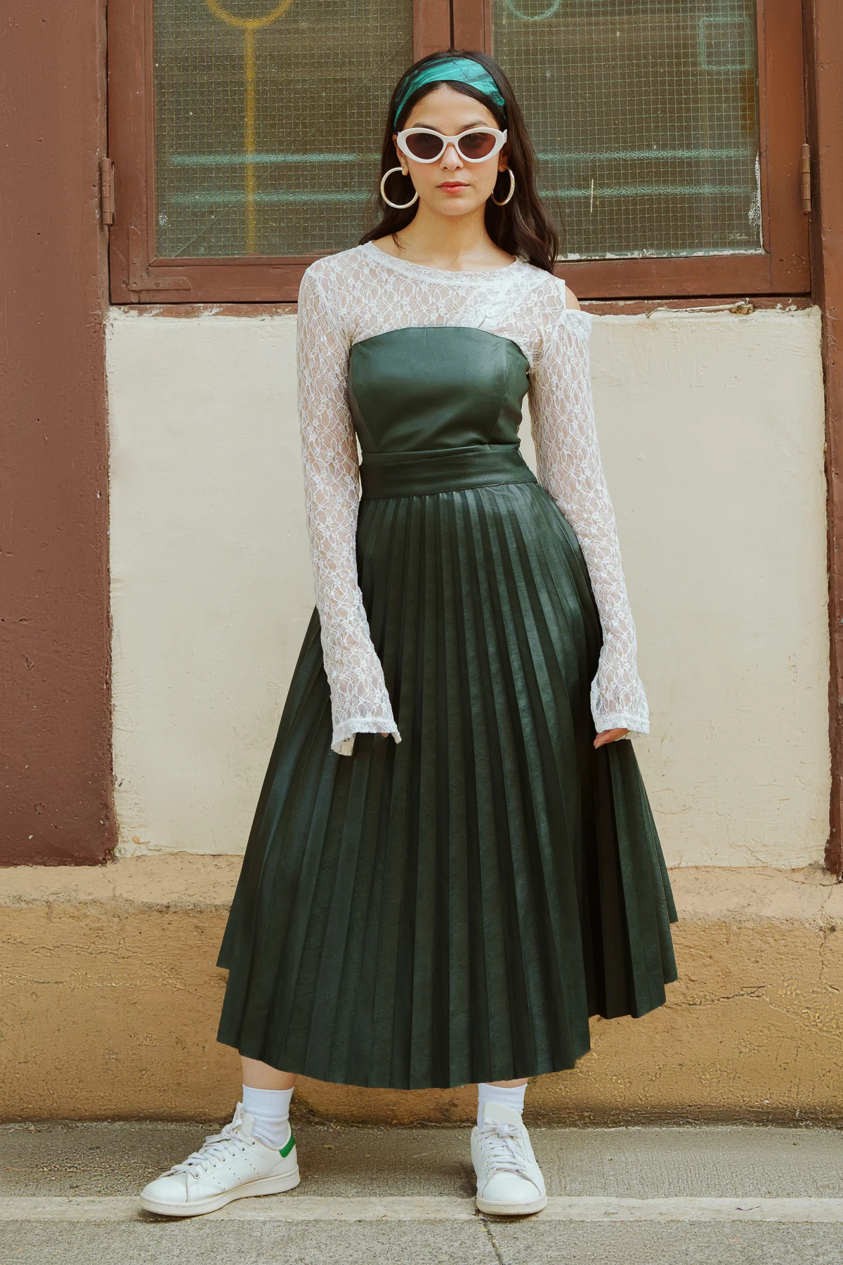 Matcha Green Leather Corset - republicanstateiMatcha Green Leather Corset - republicanstatei