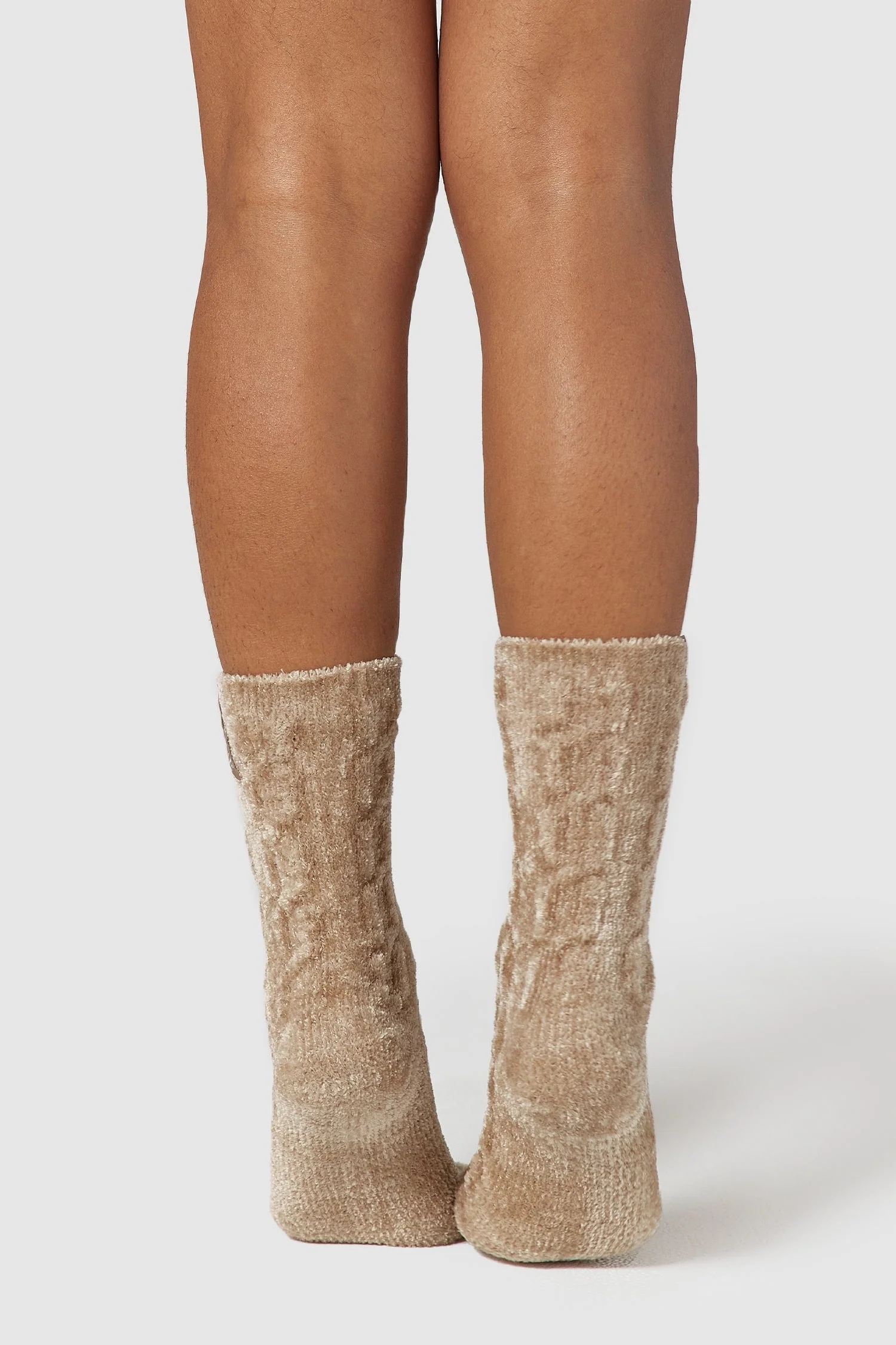 Chenille Knitted Socks - Mink - republicanstateiChenille Knitted Socks - Mink - republicanstatei