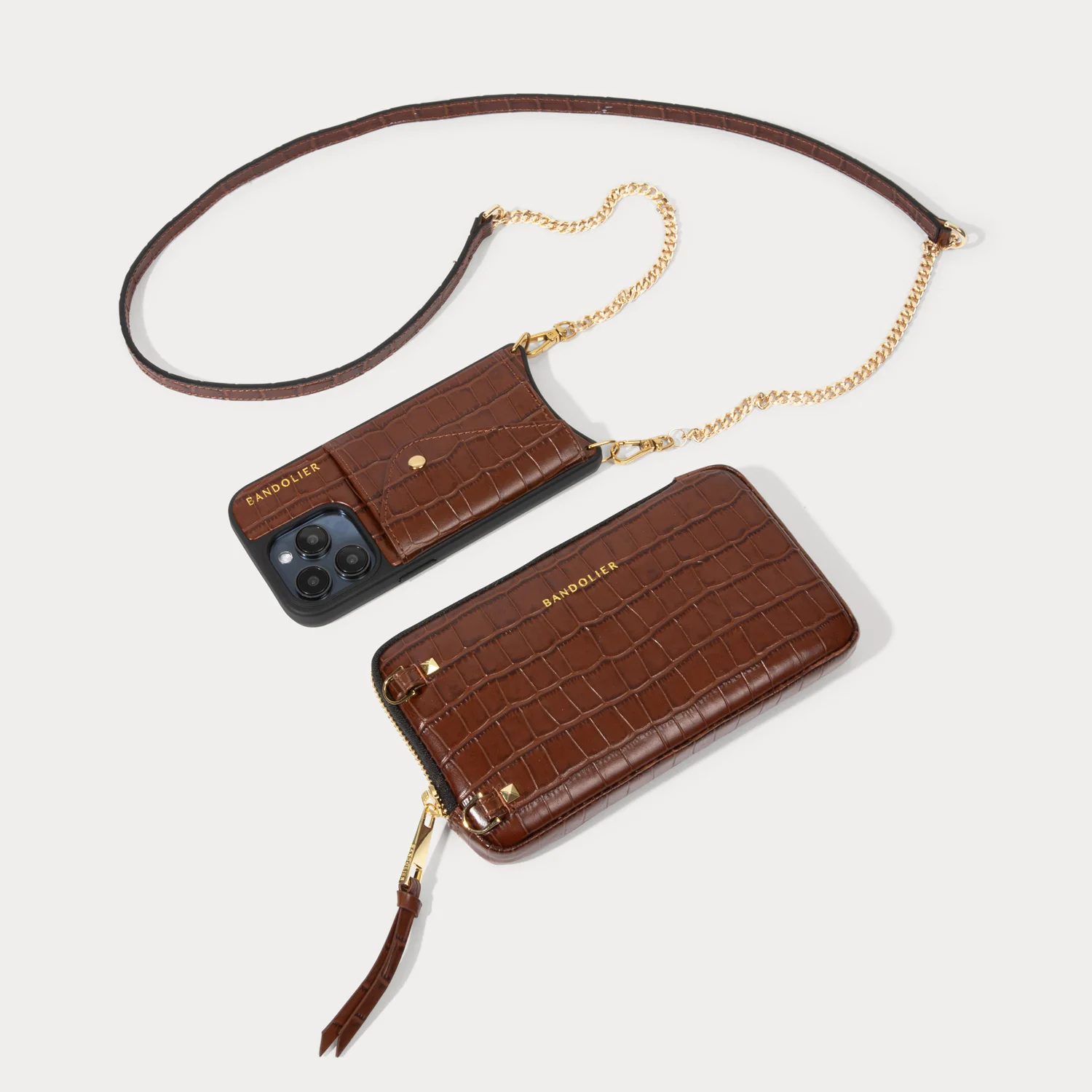 Vivian Set - Brown Croc/Gold - republicanstateiVivian Set - Brown Croc/Gold - republicanstatei