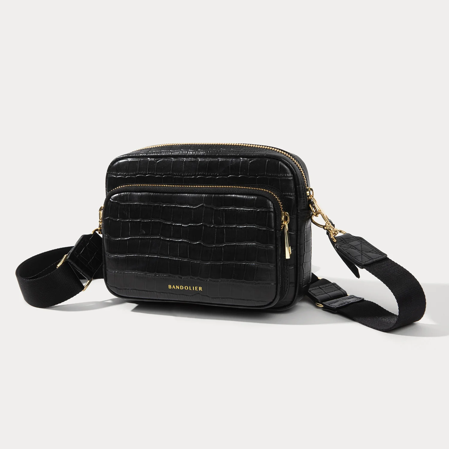 Drew Bag - Black Croc/Gold - republicanstateiDrew Bag - Black Croc/Gold - republicanstatei
