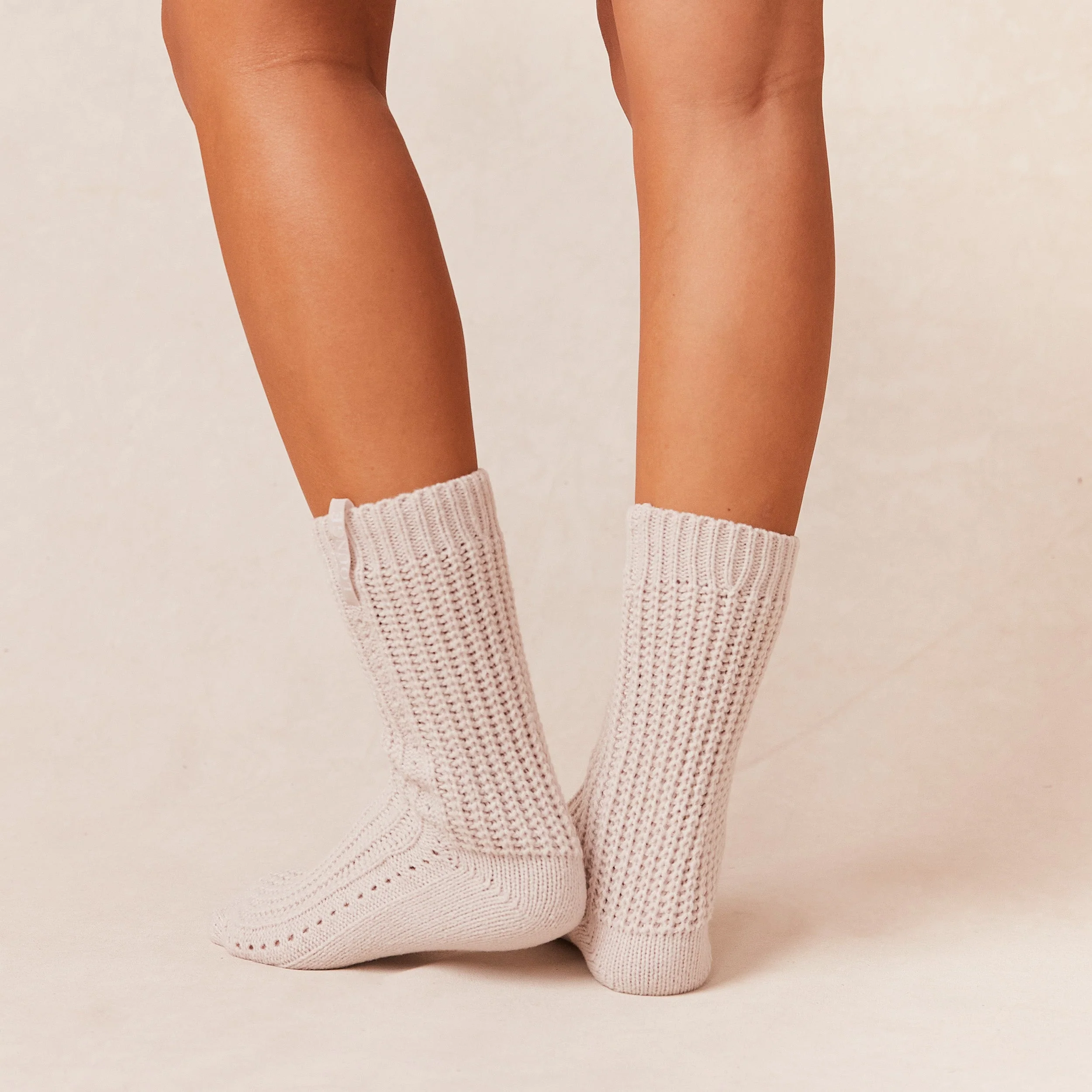 Snooze Knitted Socks - Cream - republicanstateiSnooze Knitted Socks - Cream - republicanstatei