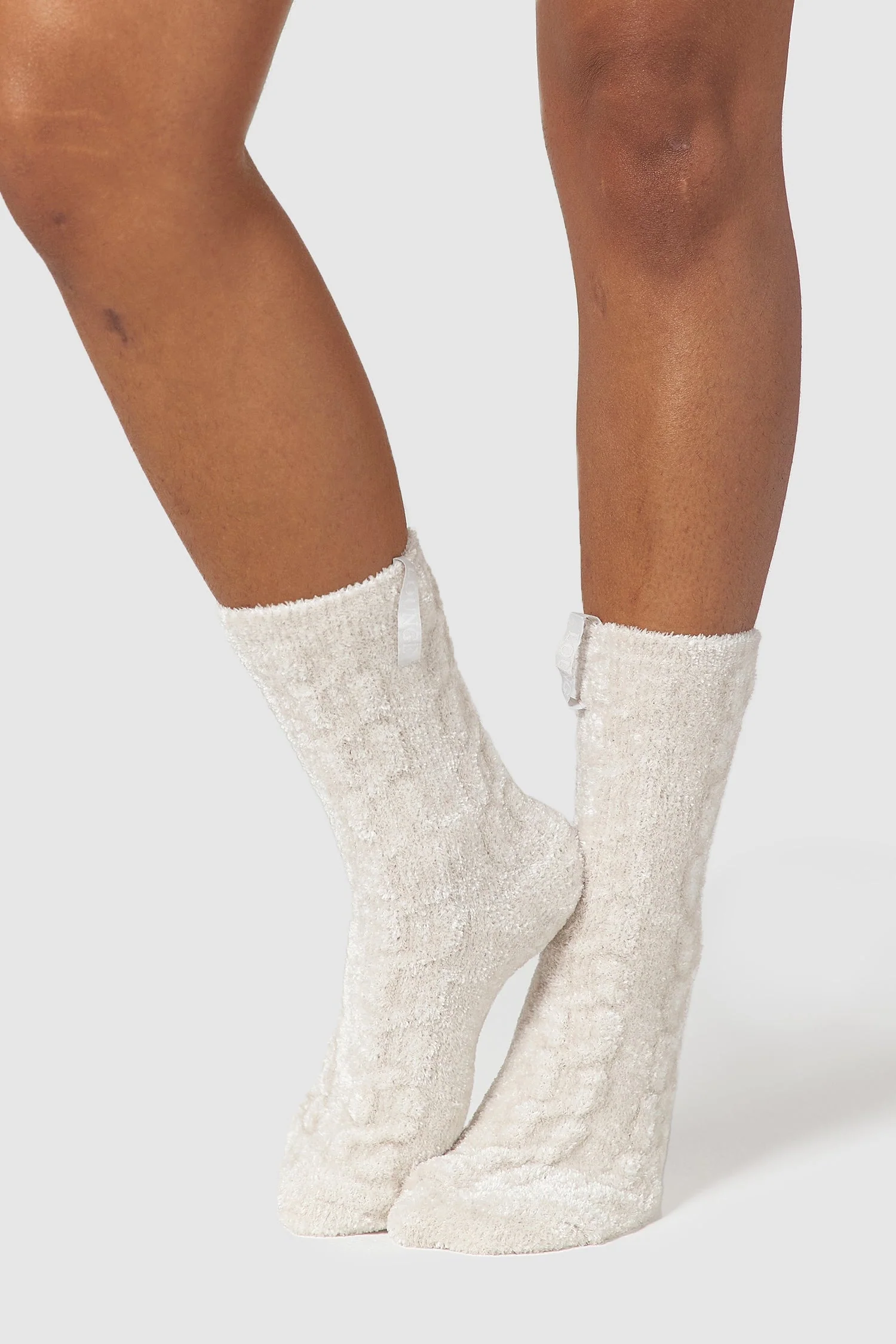 Chenille Knitted Socks - Pearl - republicanstateiChenille Knitted Socks - Pearl - republicanstatei