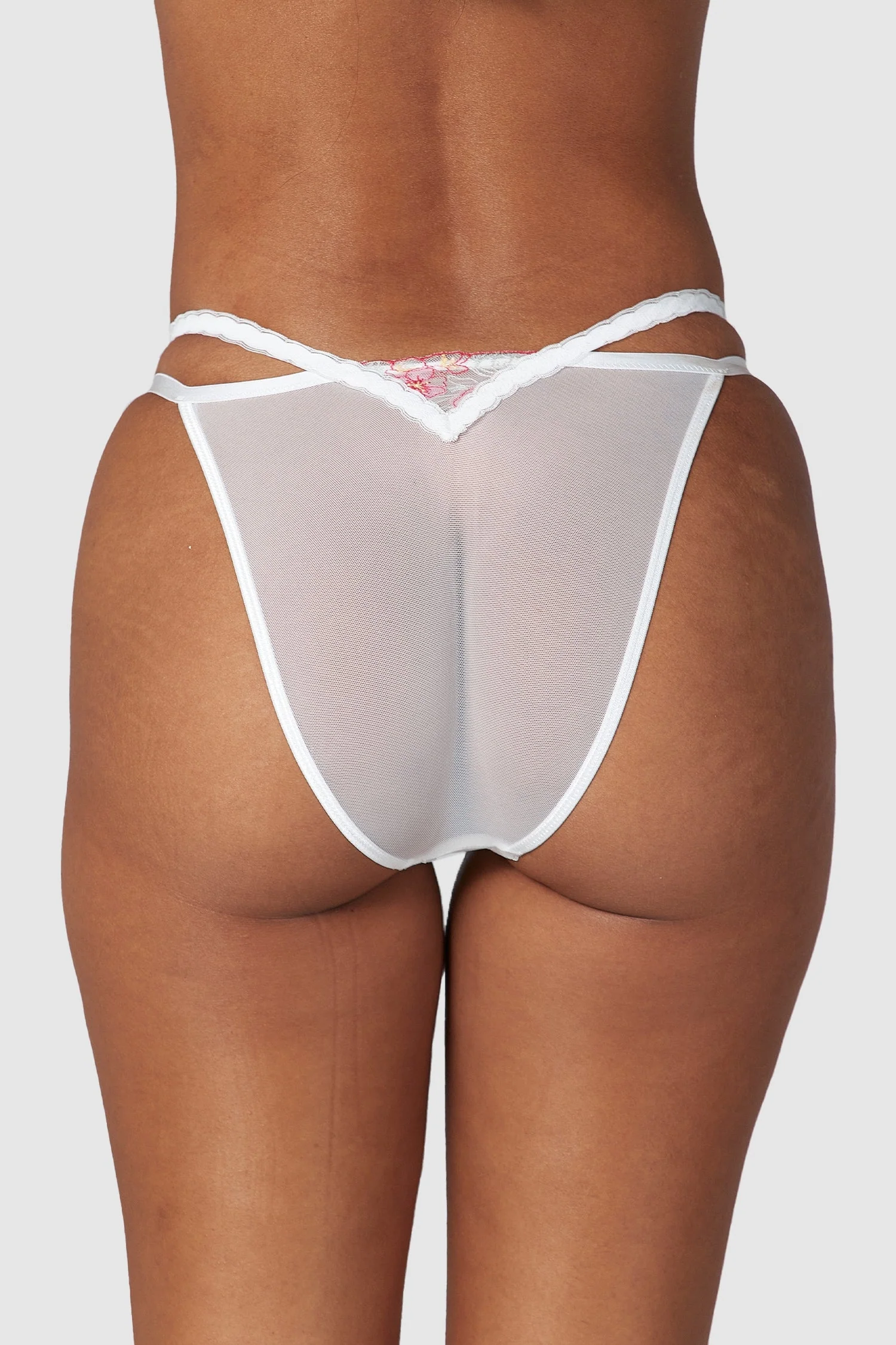 Ditsy Embroidered Briefs - White - republicanstateiDitsy Embroidered Briefs - White - republicanstatei