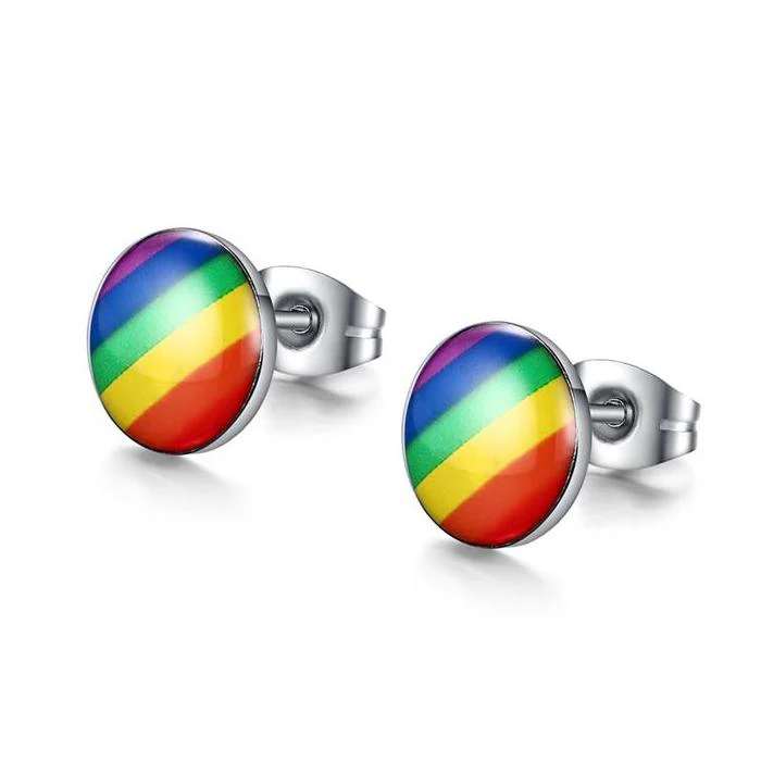 Rainbow Stud Earrings - republicanstateiRainbow Stud Earrings - republicanstatei