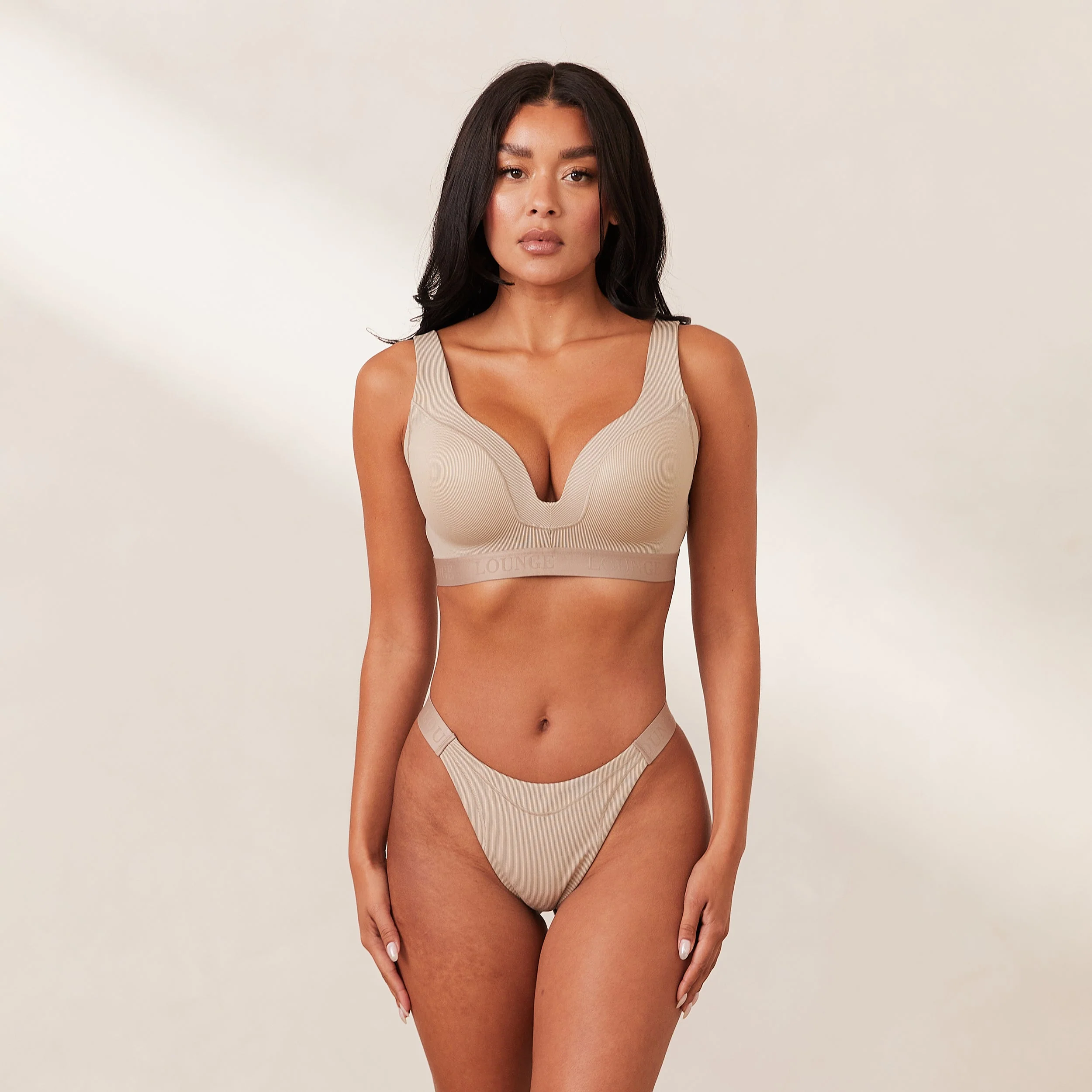 Ribbed Mindful Bra - Mink - republicanstateiRibbed Mindful Bra - Mink - republicanstatei