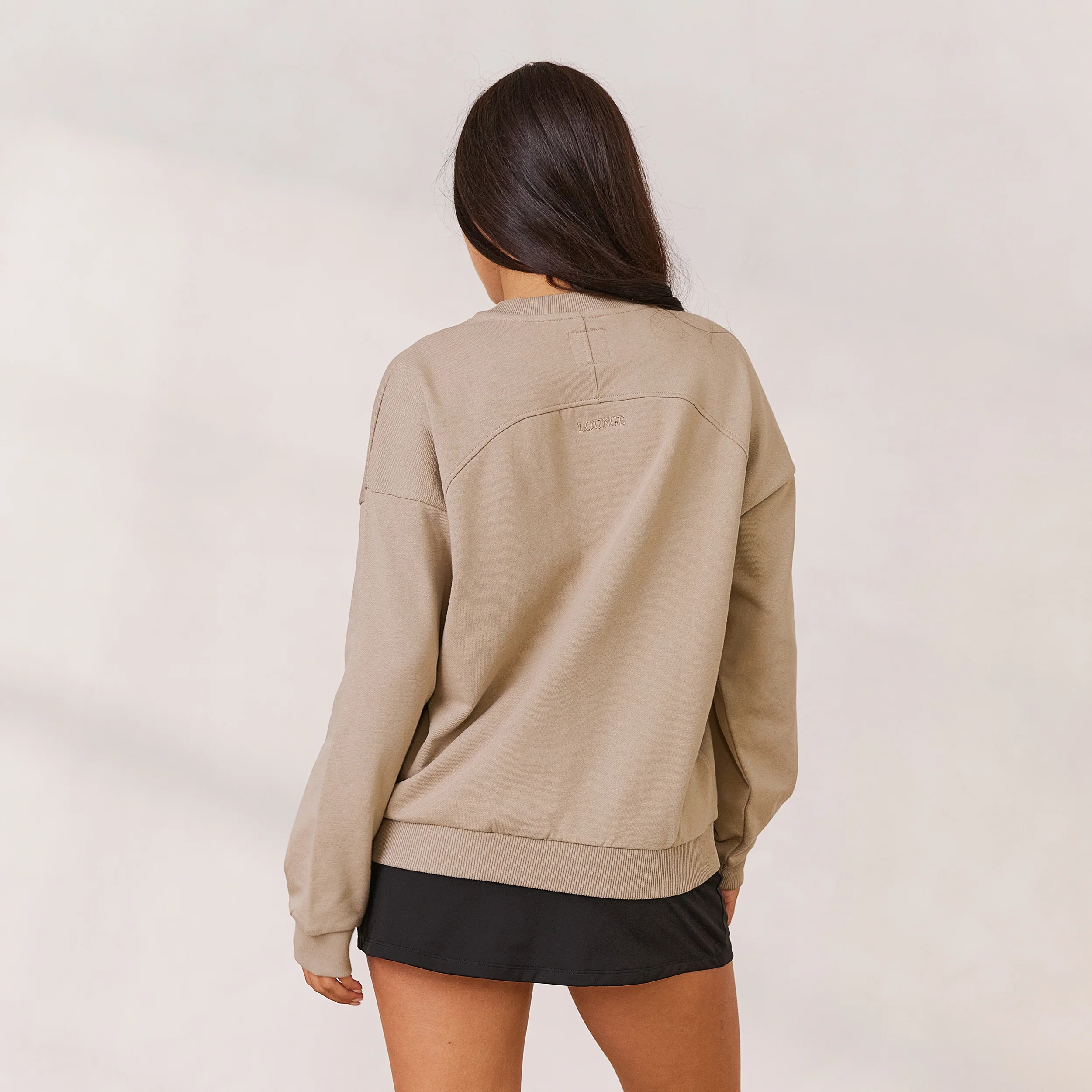 Varsity Crew Neck Jumper - Oat - republicanstateiVarsity Crew Neck Jumper - Oat - republicanstatei