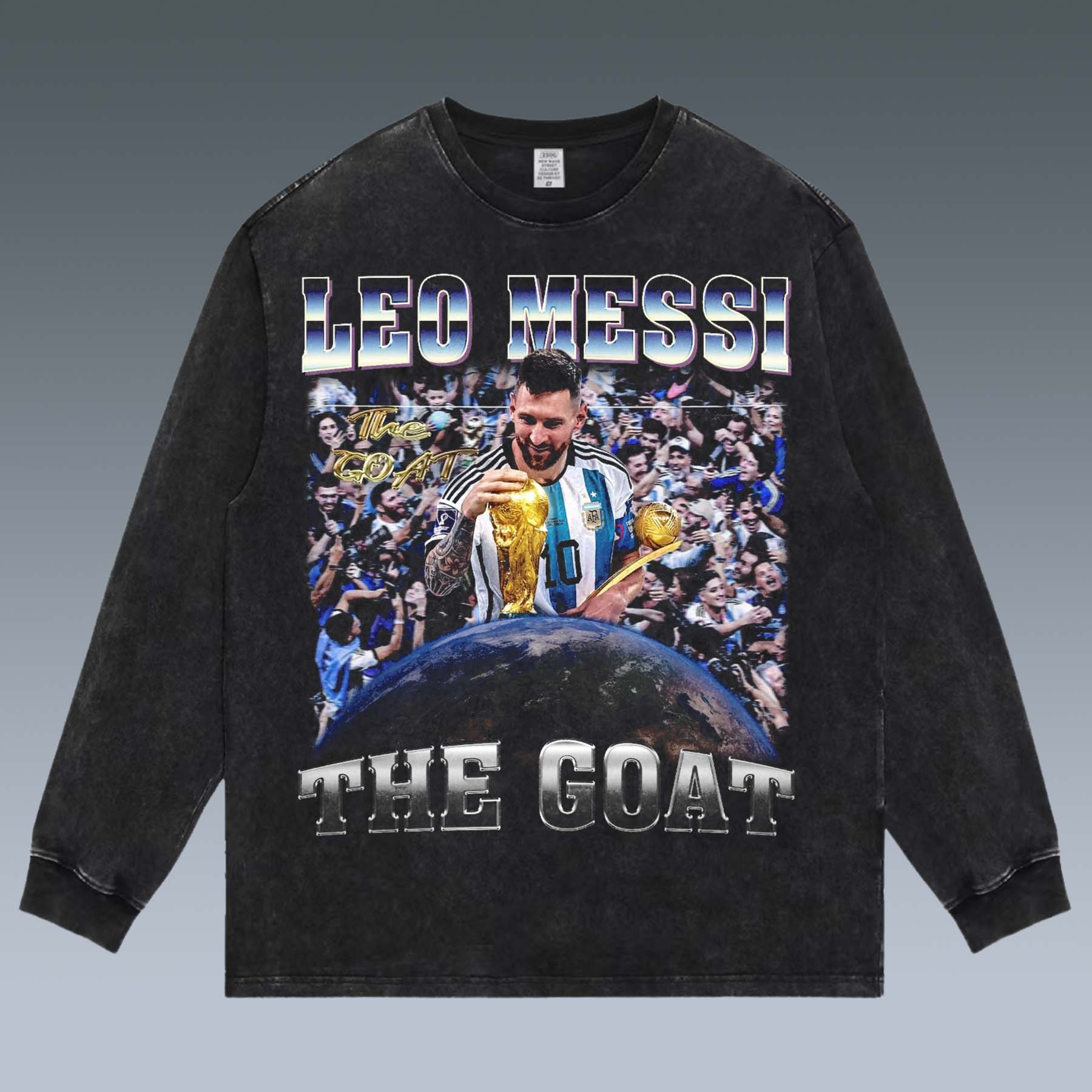 VINTAGE LONG SLEEVE TEE | MESSI - republicanstateiVINTAGE LONG SLEEVE TEE | MESSI - republicanstatei