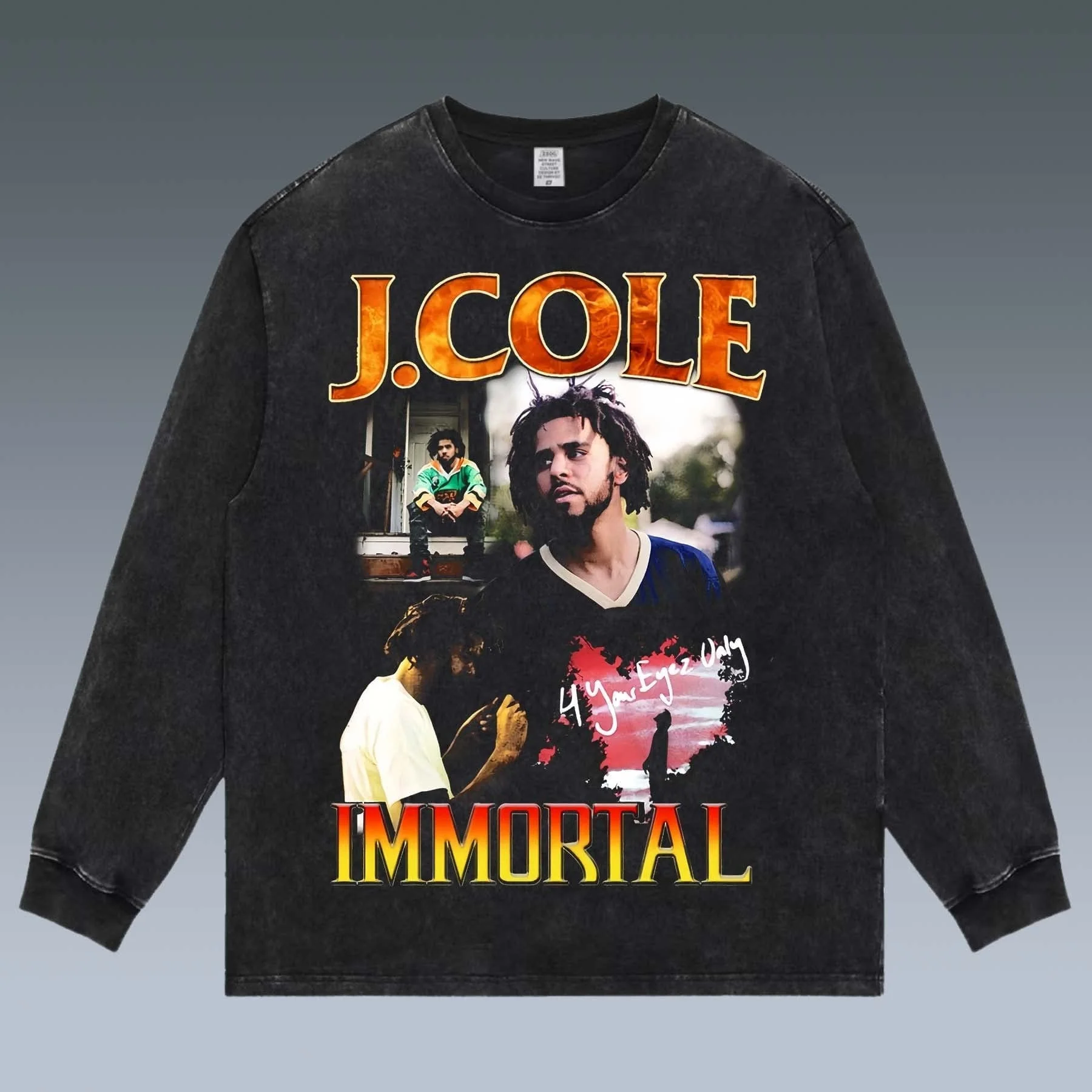 VINTAGE LONG SLEEVE TEE | J COLE - republicanstateiVINTAGE LONG SLEEVE TEE | J COLE - republicanstatei