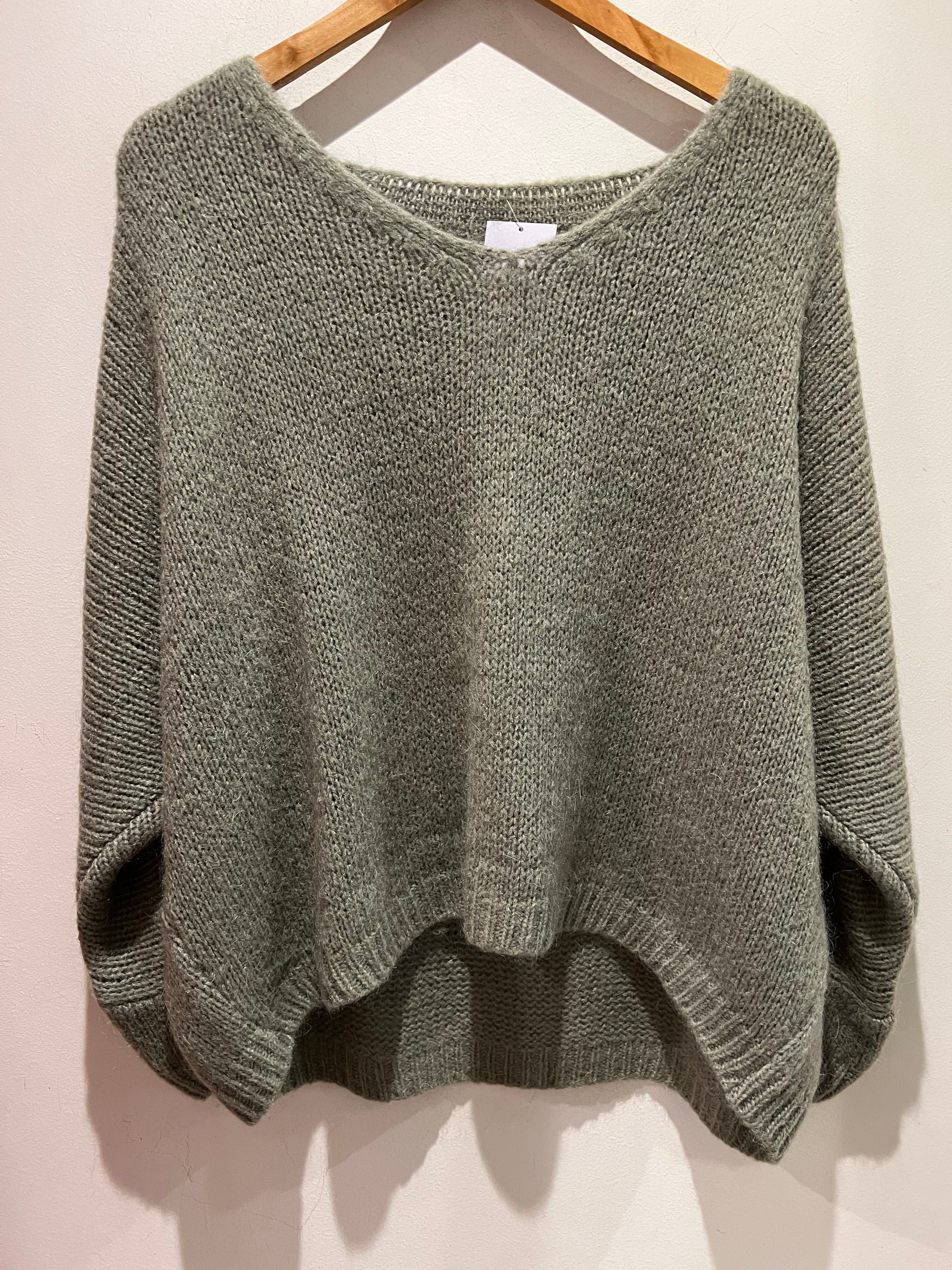 2257 Mohair Jumper - Khaki - republicanstatei2257 Mohair Jumper - Khaki - republicanstatei