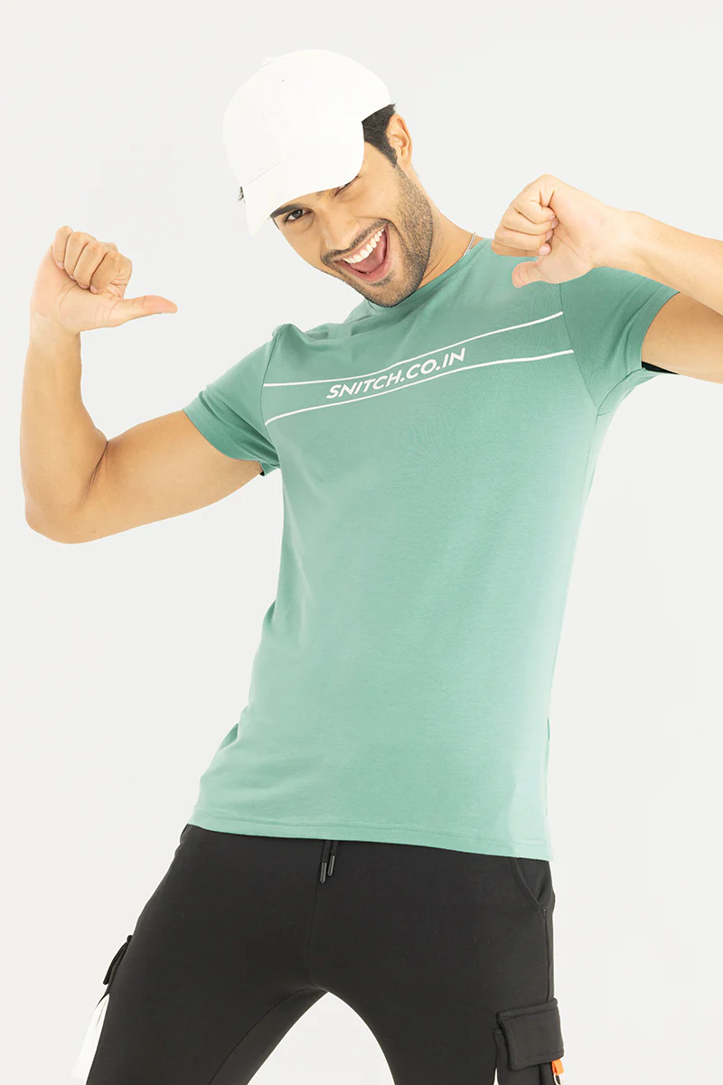 Embossed Logo Green T-Shirt - republicanstateiEmbossed Logo Green T-Shirt - republicanstatei