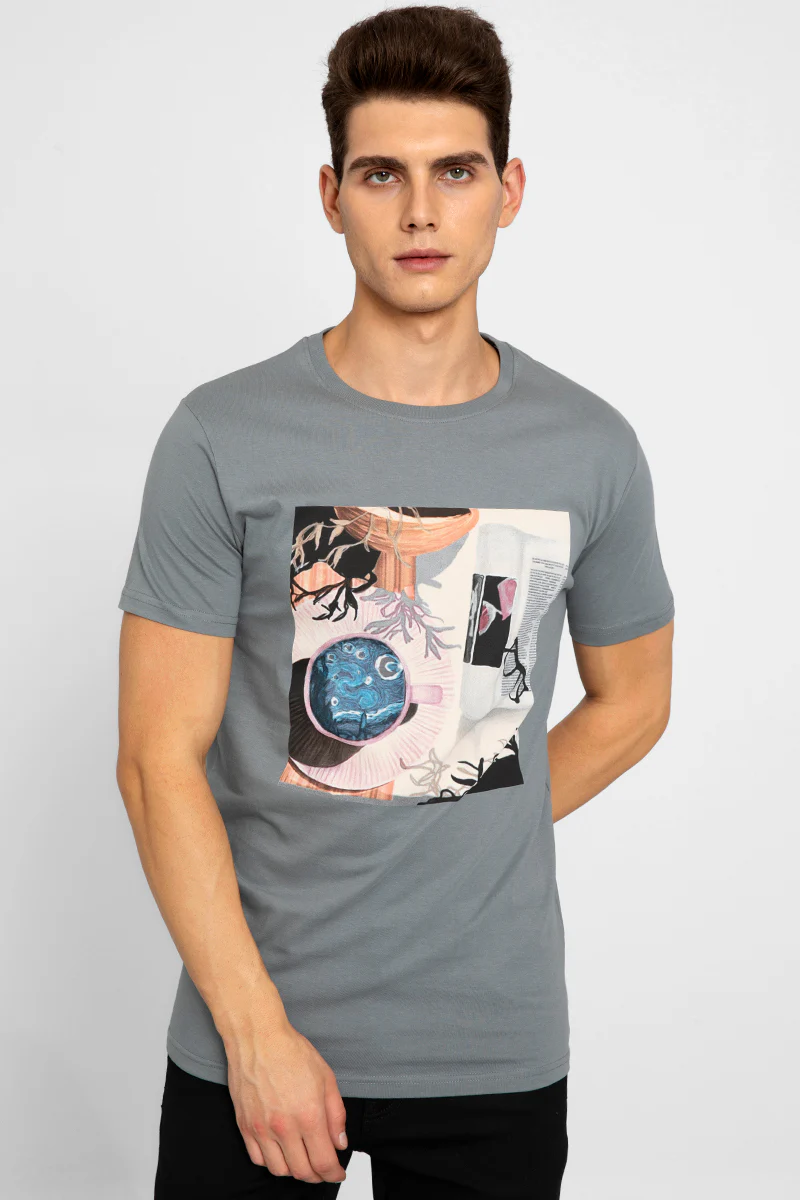 Starry Night Grey T-Shirt - republicanstateiStarry Night Grey T-Shirt - republicanstatei