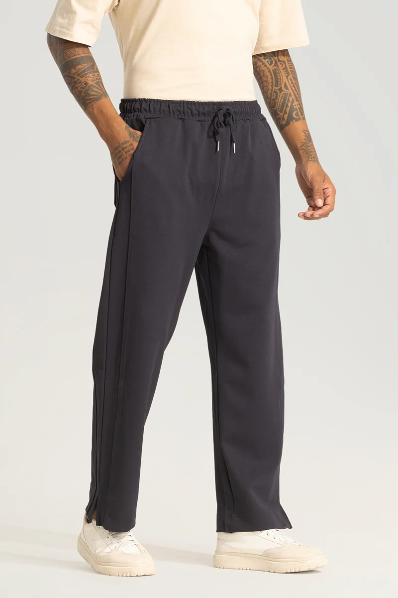 Navy Slit Ankle Pants - republicanstateiNavy Slit Ankle Pants - republicanstatei