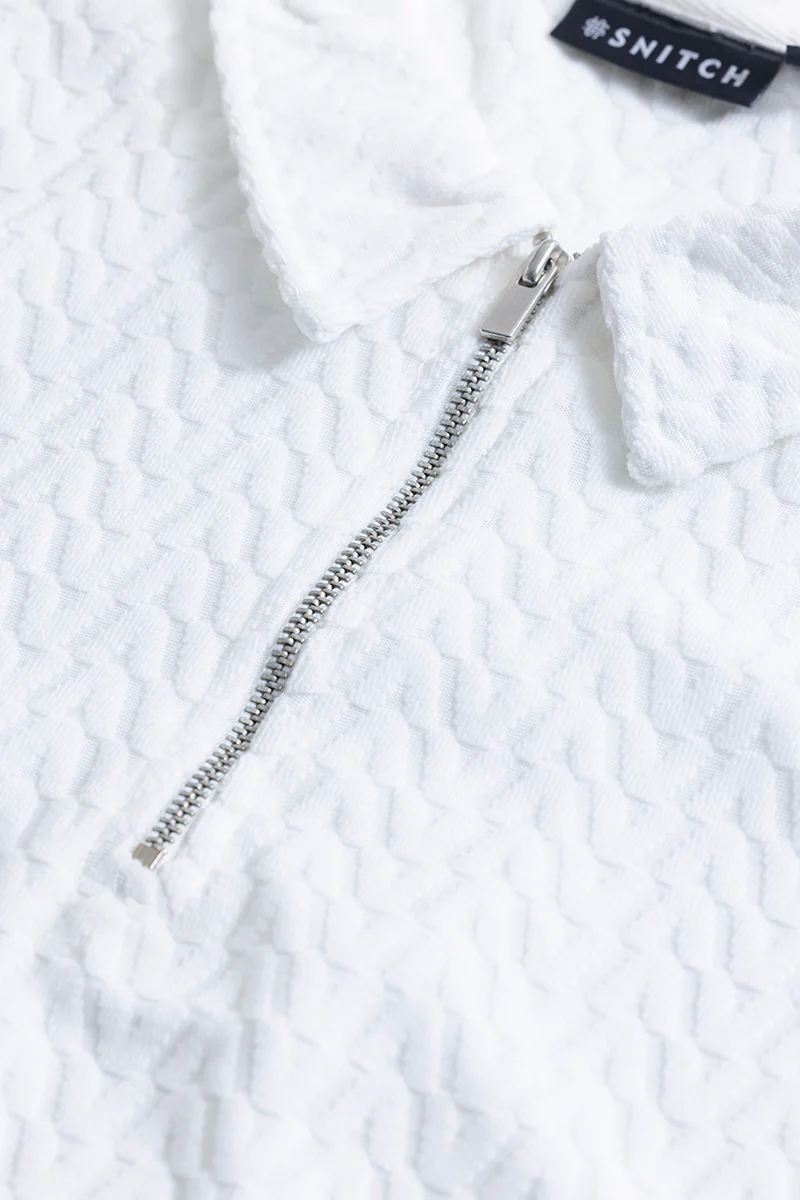 Verti-Zip White T-Shirt - republicanstateiVerti-Zip White T-Shirt - republicanstatei