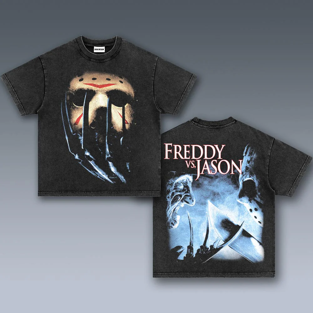 VINTAGE TEE | FREDDY VS JASON - republicanstateiVINTAGE TEE | FREDDY VS JASON - republicanstatei
