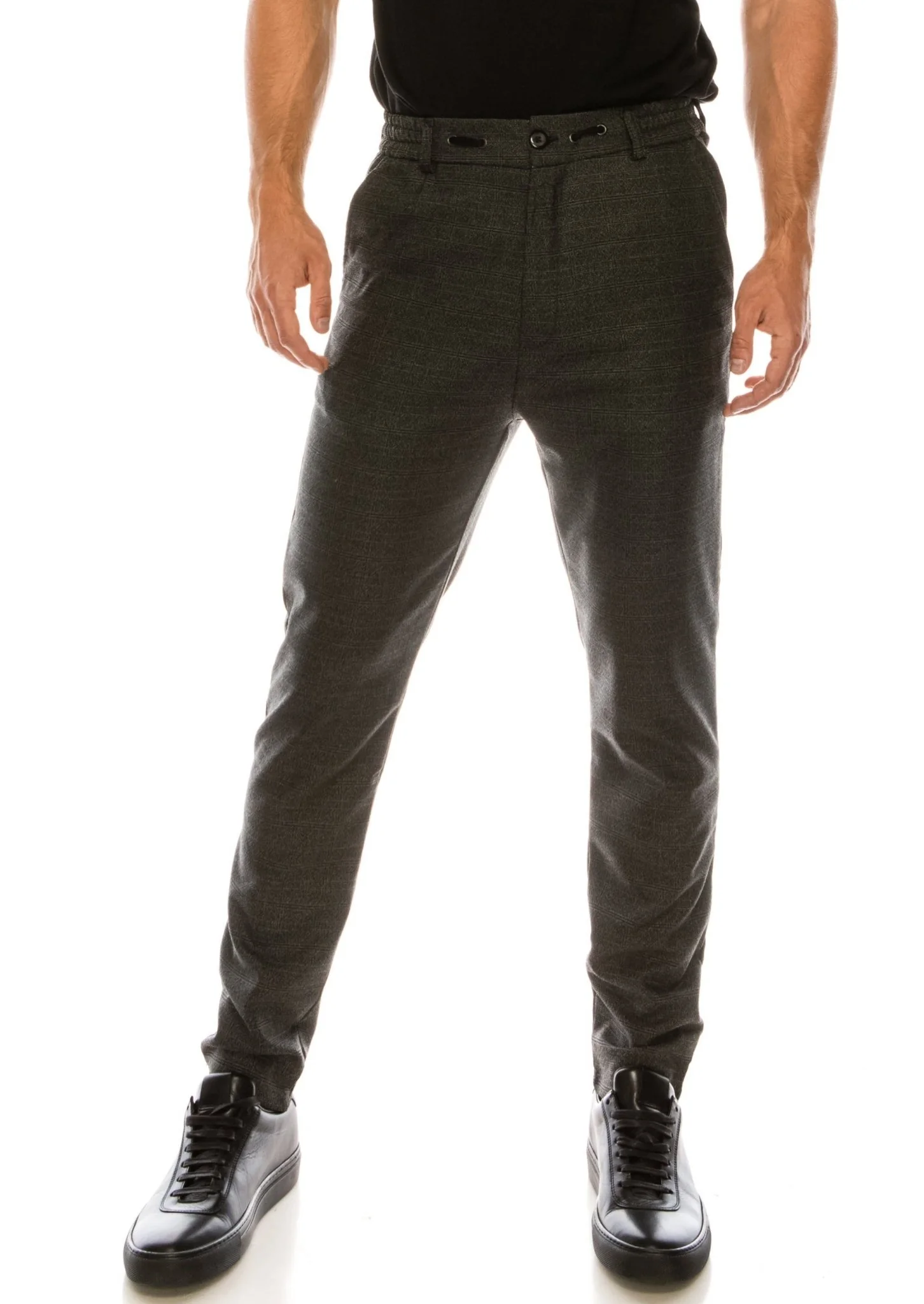 Marled Commuted Trouser - Black - republicanstateiMarled Commuted Trouser - Black - republicanstatei