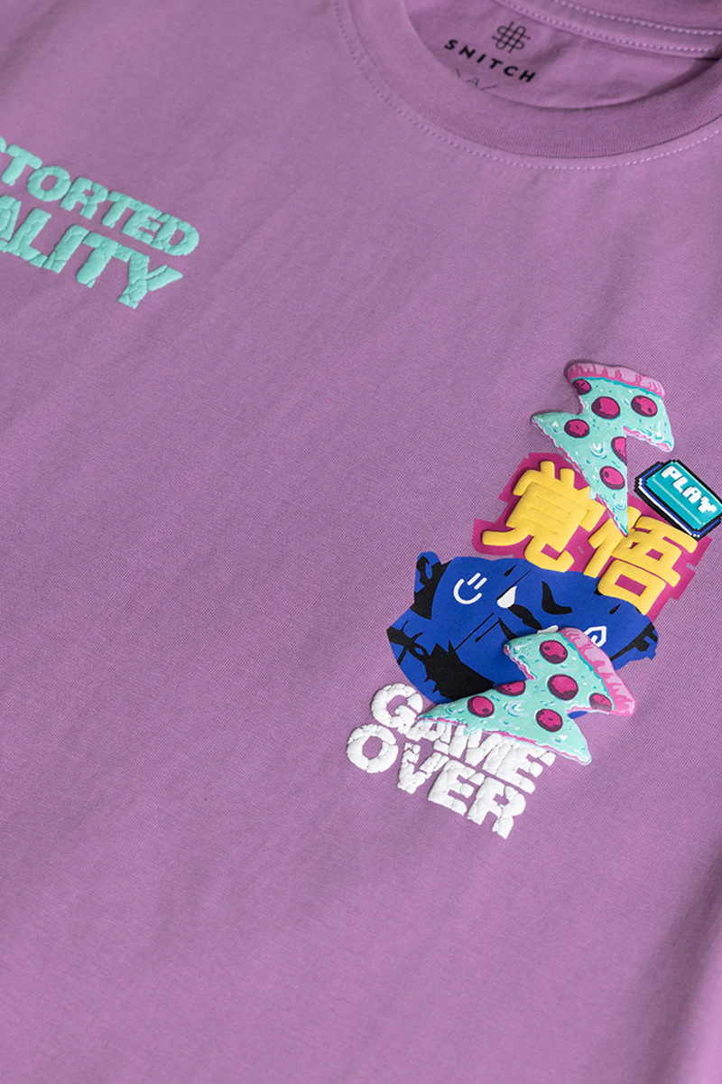 Game Over Purple T-Shirt - republicanstateiGame Over Purple T-Shirt - republicanstatei