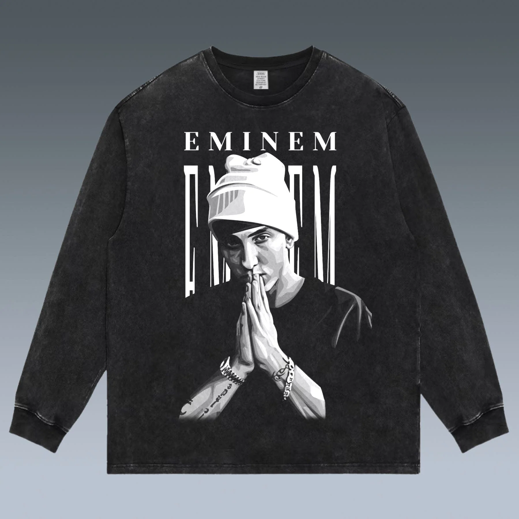 VINTAGE LONG SLEEVE TEE | EMINEM - republicanstateiVINTAGE LONG SLEEVE TEE | EMINEM - republicanstatei
