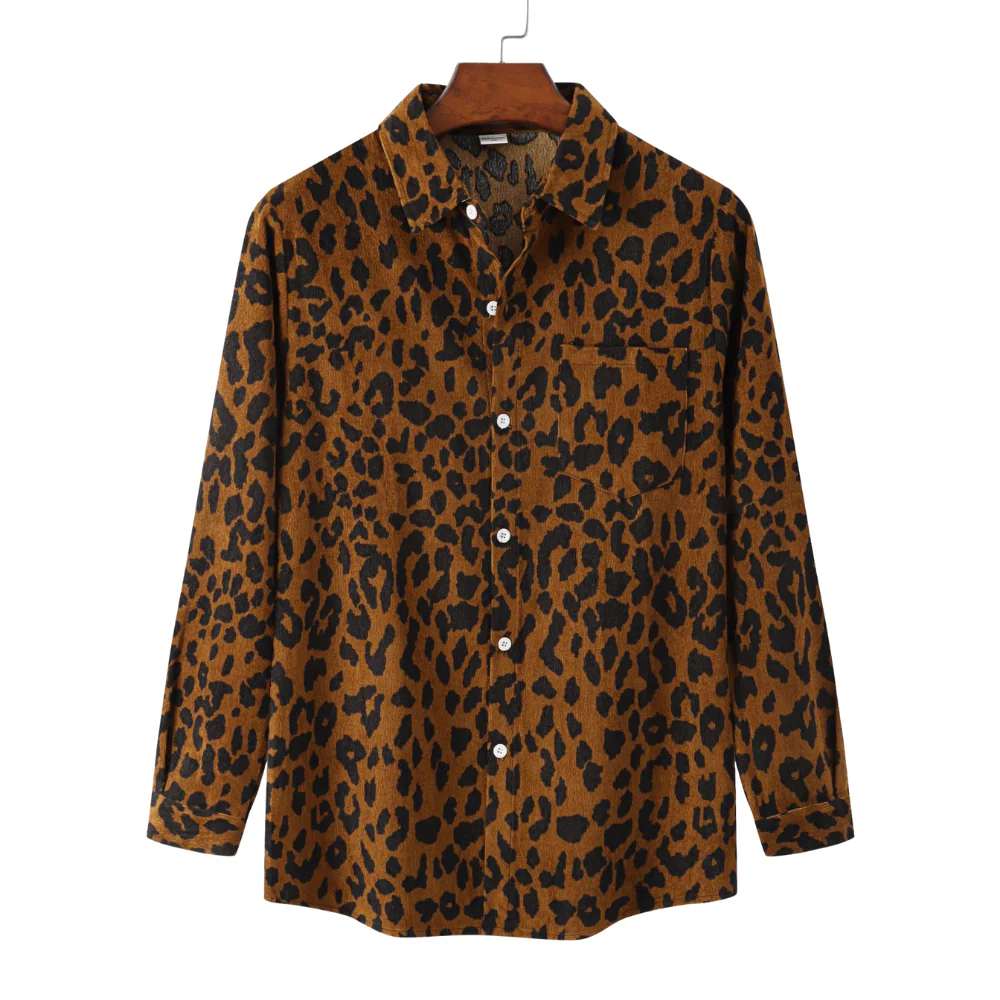 Leopard Print Full Sleeve Shirt - republicanstateiLeopard Print Full Sleeve Shirt - republicanstatei