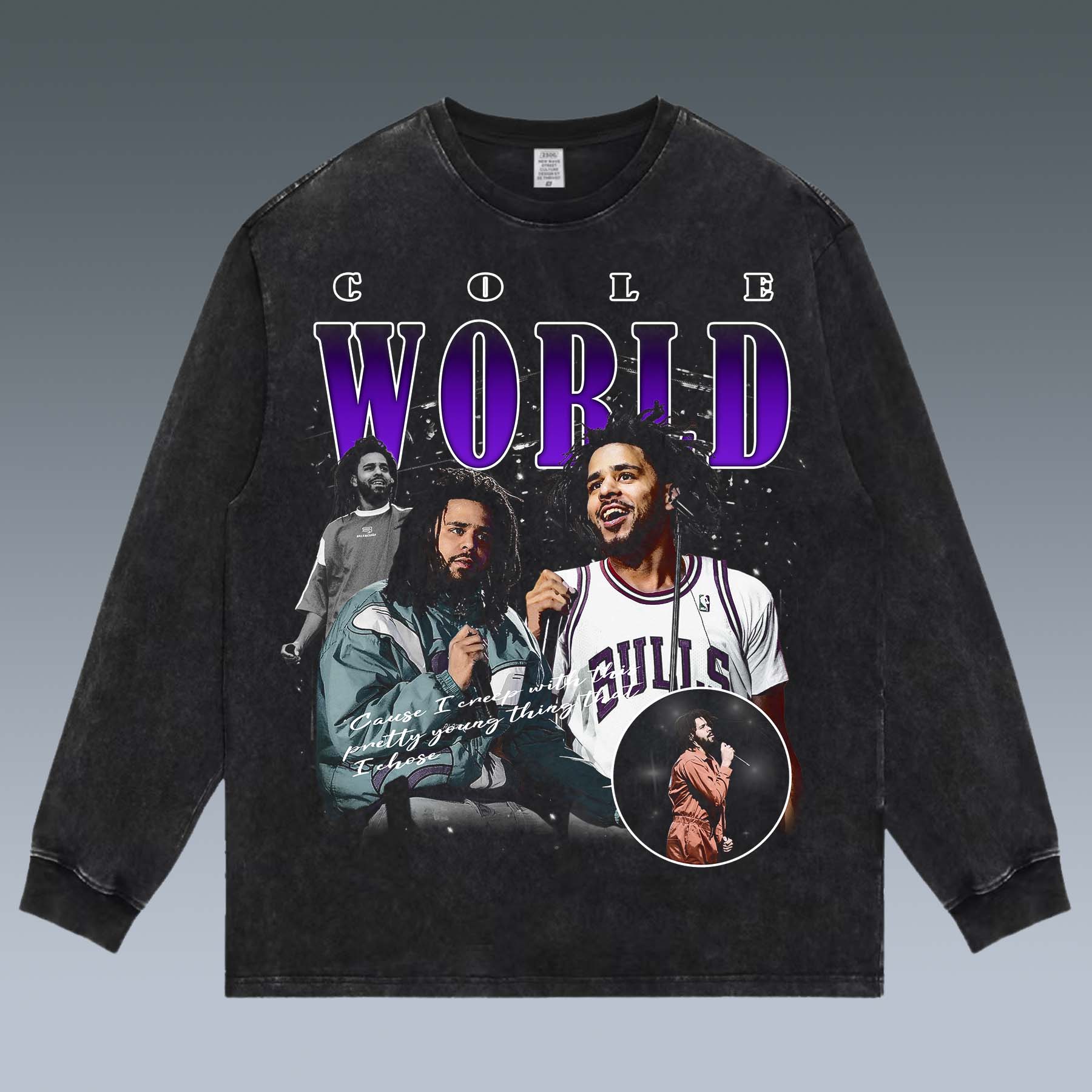 VINTAGE LONG SLEEVE TEE | J COLE - republicanstateiVINTAGE LONG SLEEVE TEE | J COLE - republicanstatei