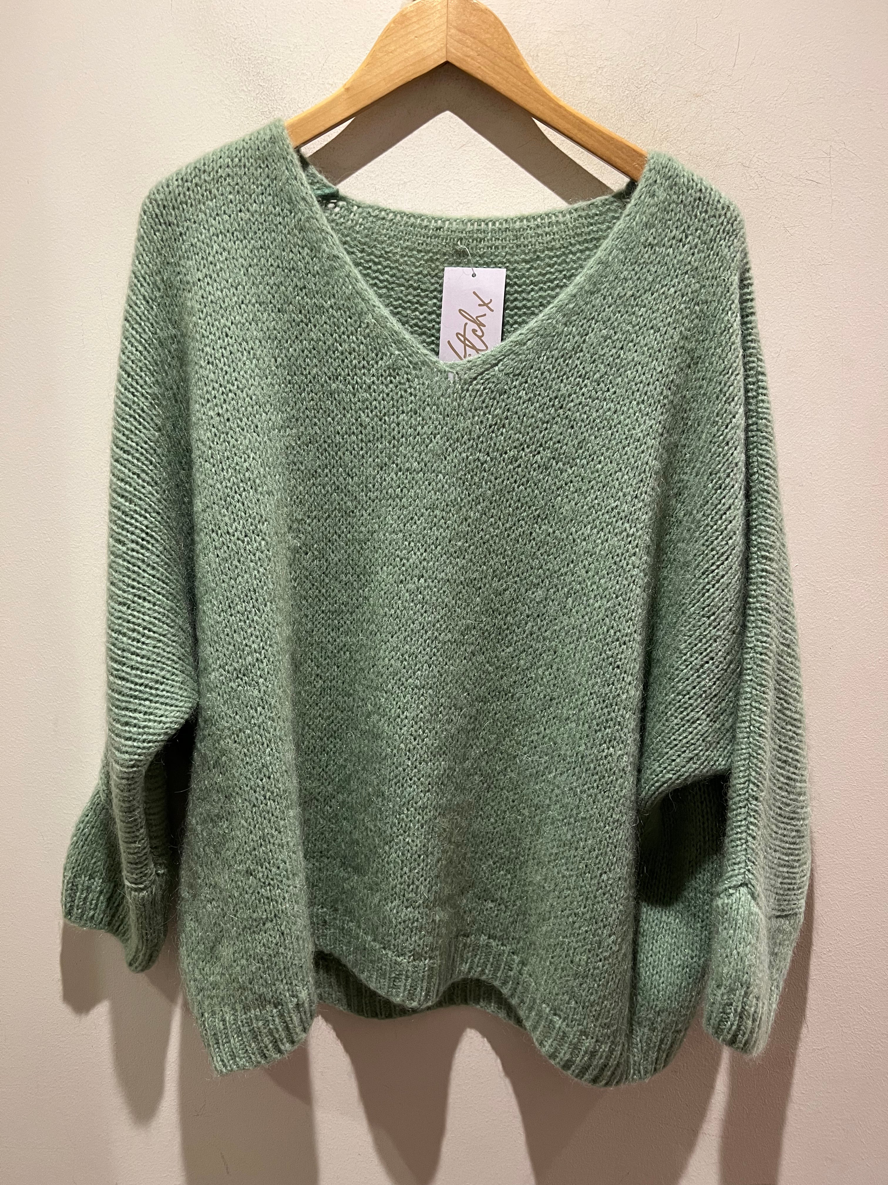 2257 Mohair Jumper - Sage - republicanstatei2257 Mohair Jumper - Sage - republicanstatei