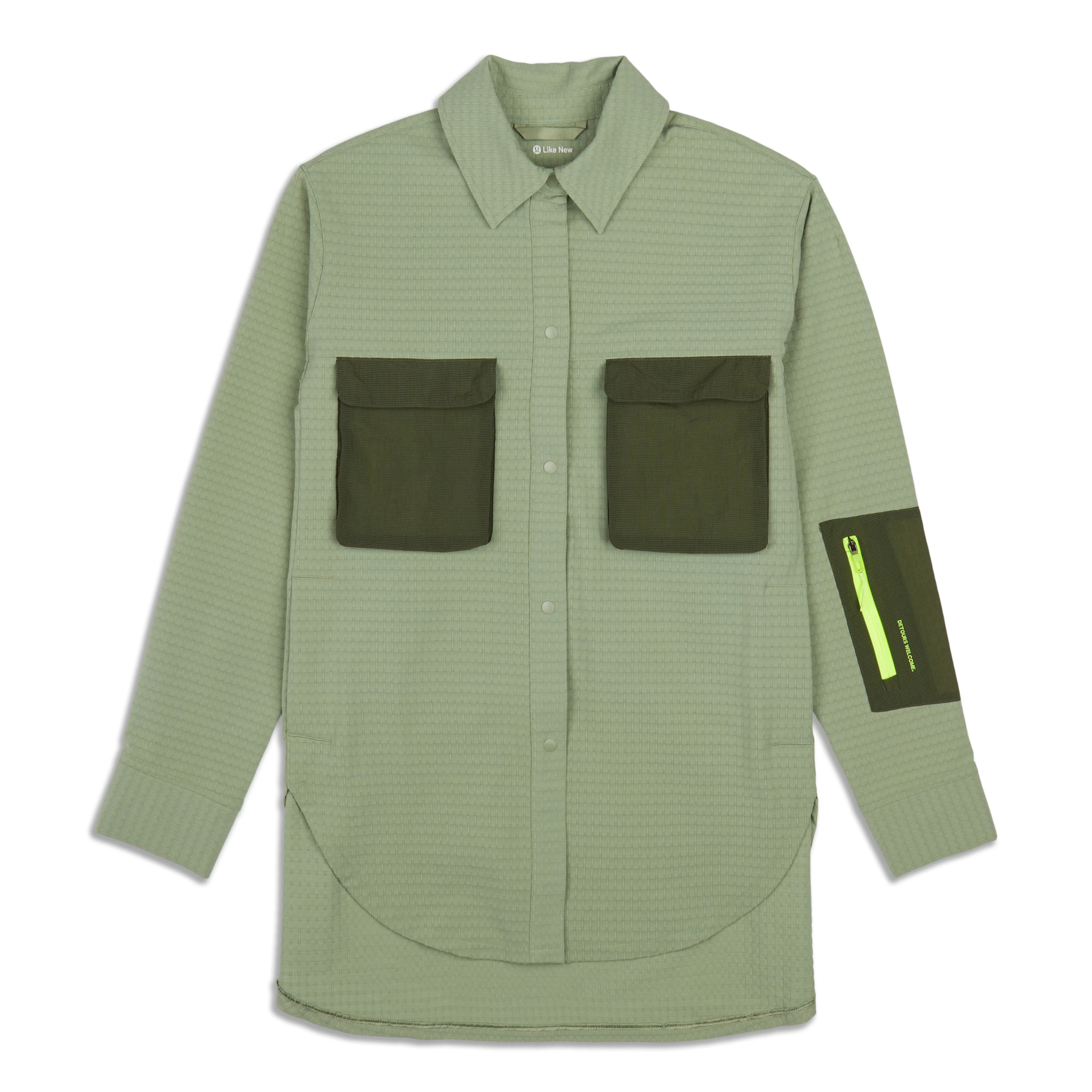 Grid Fleece Hiking Overshirt - republicanstateiGrid Fleece Hiking Overshirt - republicanstatei
