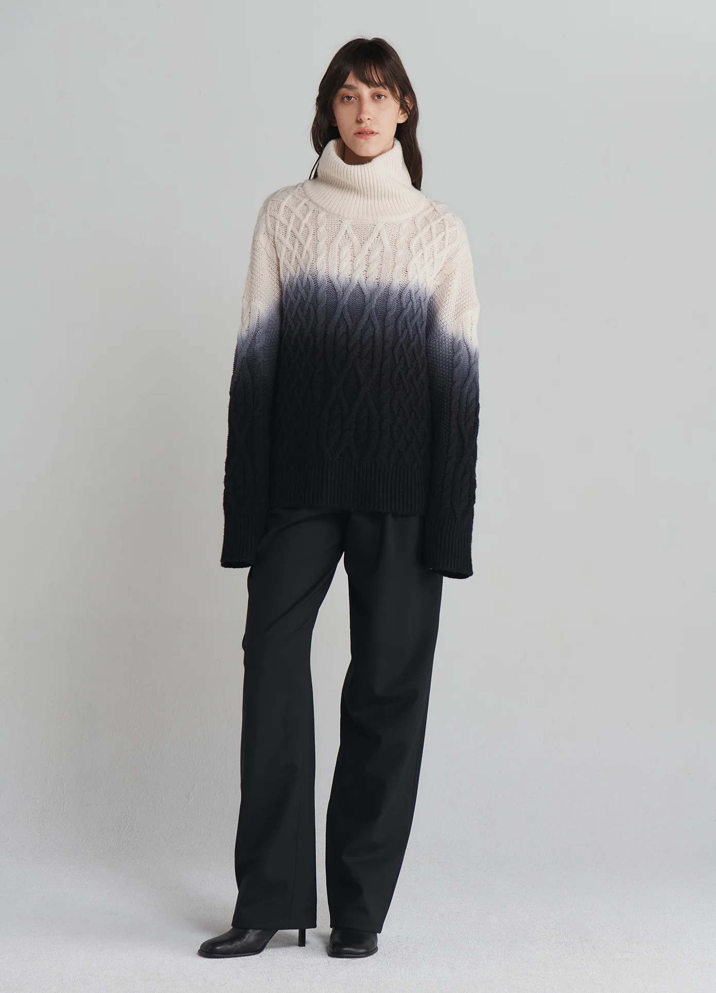 Dip Dyed Turtleneck Sweater - republicanstateiDip Dyed Turtleneck Sweater - republicanstatei