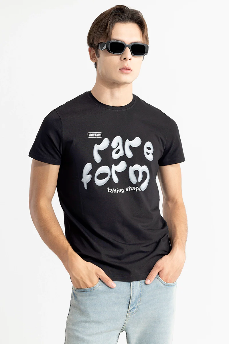 Rare Form Black T-Shirt - republicanstateiRare Form Black T-Shirt - republicanstatei